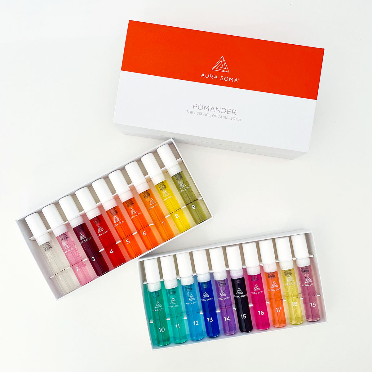 Aura-Soma Pomander Mini Tester Set 19 x 2,5 ml – AURA-SOMA